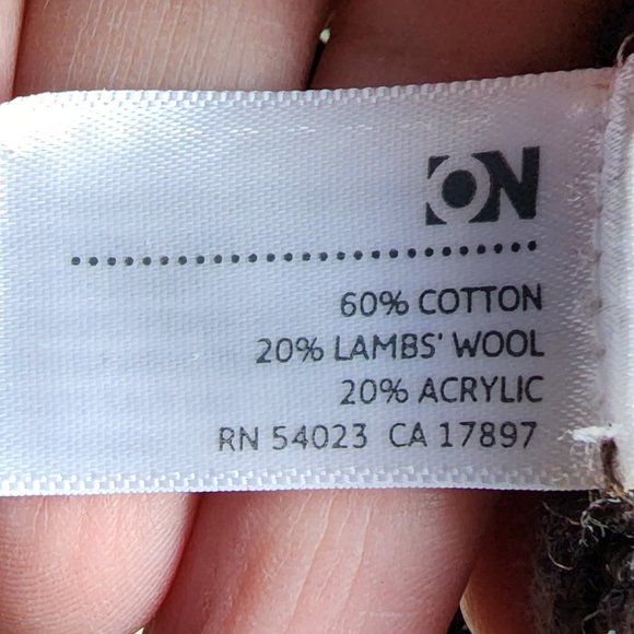 Old Navy Brown Waffle Knit Open Cardigan Size Medium - Picture 11 of 16